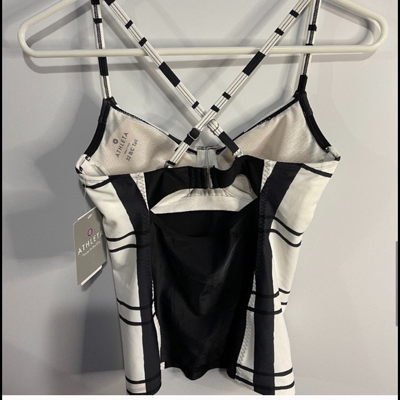 NWT Athleta Lanikai Tankini Top Black Swim 36B/C - Picture 7 of 10